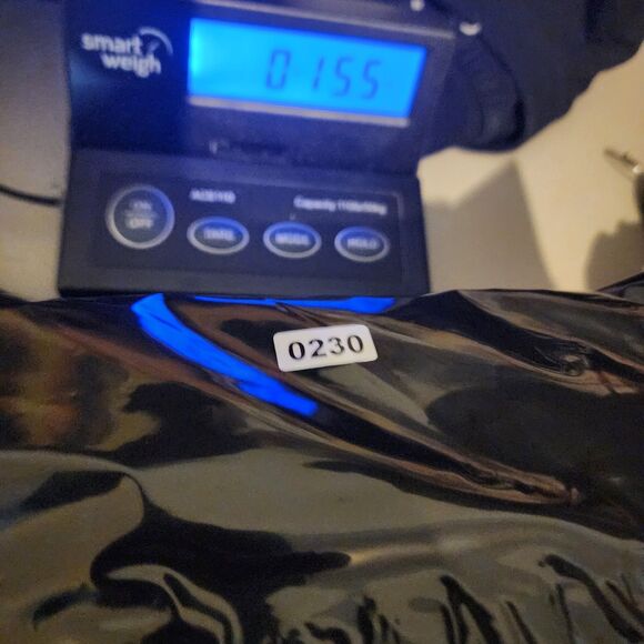 Bob Mackie Wearable Art Womens Faux Suede Jacket Black Cut Out Detail Medium - Picture 9 of 9